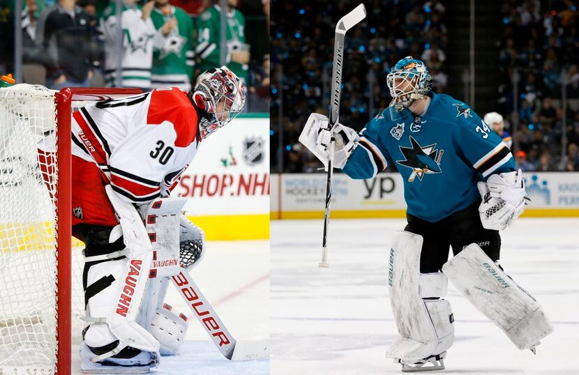 Cam Ward (left), James Reimer (right)  // File photos