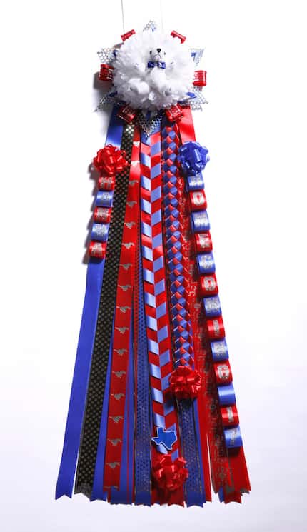 The finished homecoming mum that reporter Charles Scudder ordered for his girlfriend ahead...