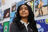 Maya Maliakal, a junior at Harmony Science Academy–Carrollton, is one of 10 U.S. students...