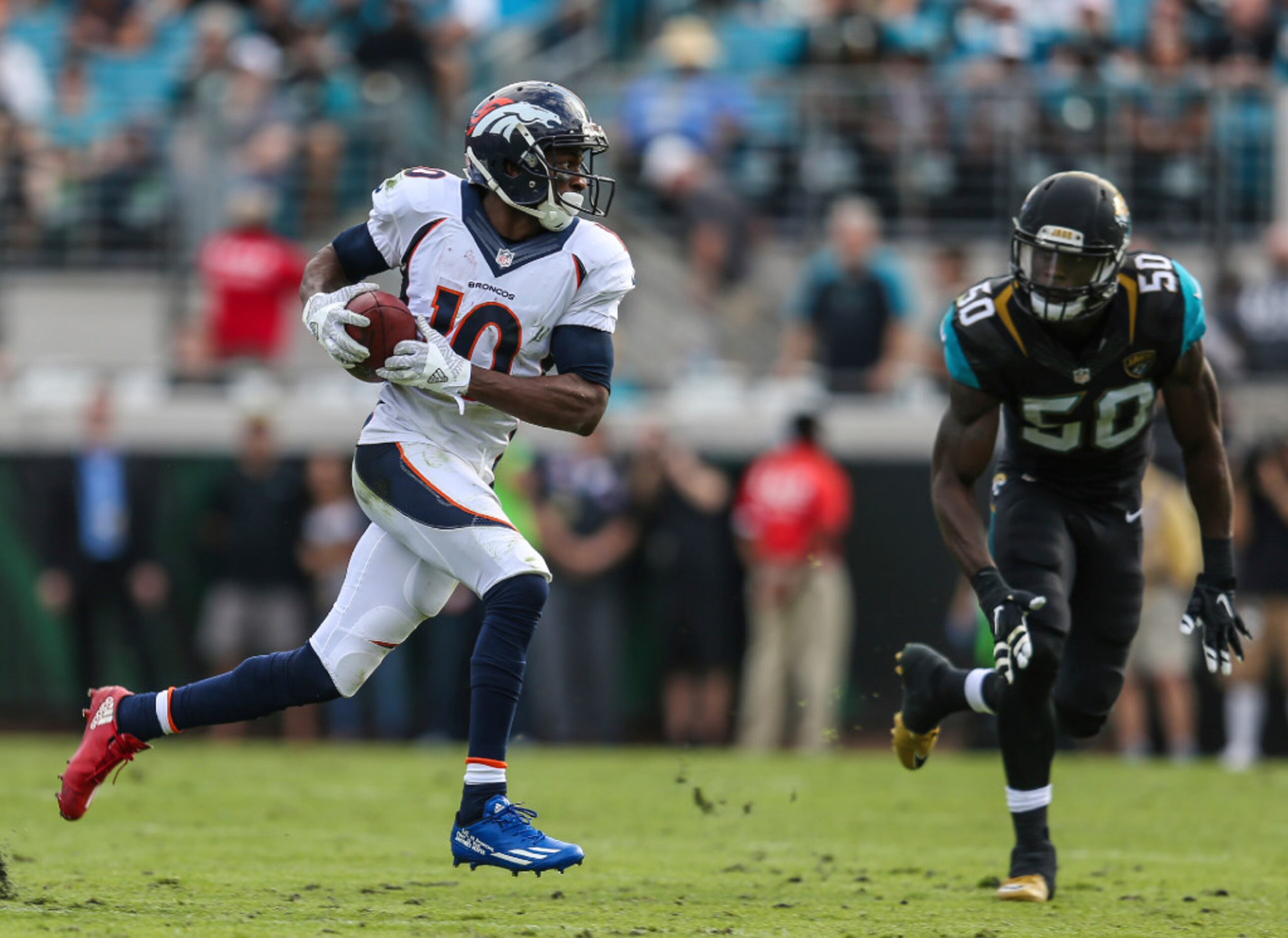 Broncos WR, SMU alum Emmanuel Sanders thinks Denver could potentially win Super  Bowl with Tony Romo