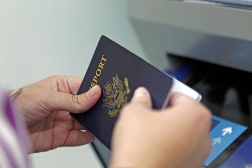 Automated Passport Control kiosks were introduced at DFW International Airport to help...