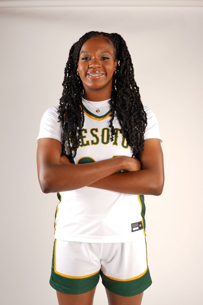 DeSoto basketball player Amari Byles