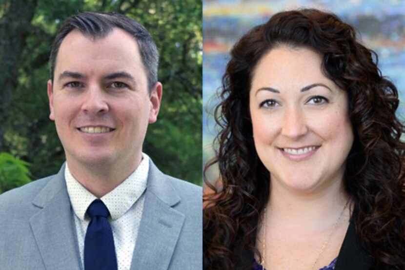 Charles Goff and Michaela Dollar were recently named as assistant city managers for Richardson.