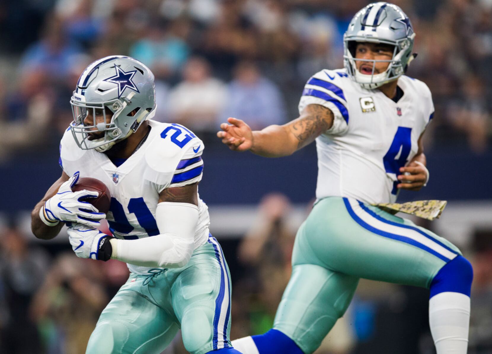 Robert Griffin III says the Dallas Cowboys miss Ezekiel Elliott: What do  the numbers suggest?