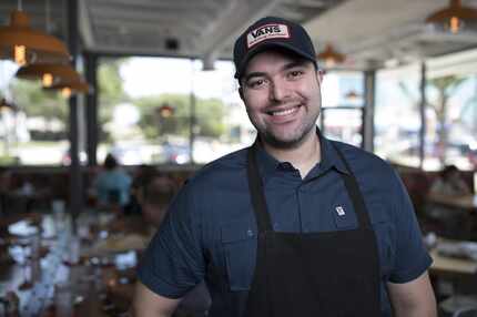 Co-owner and executive chef Omar Flores at Whistle Britches