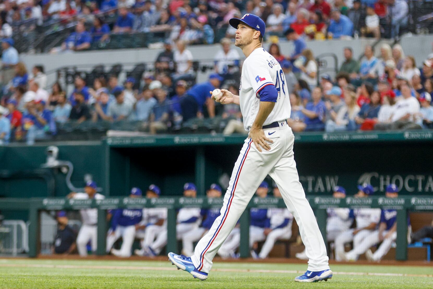 Rangers' deGrom throws bullpen session, and 'he feels great' - ESPN