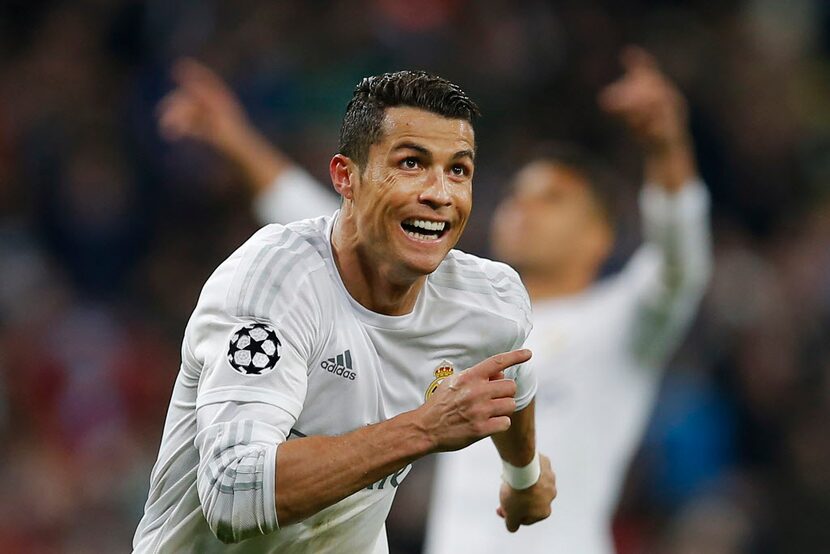 Cristiano anotó tres goles contra el Wolfsburg el martes.