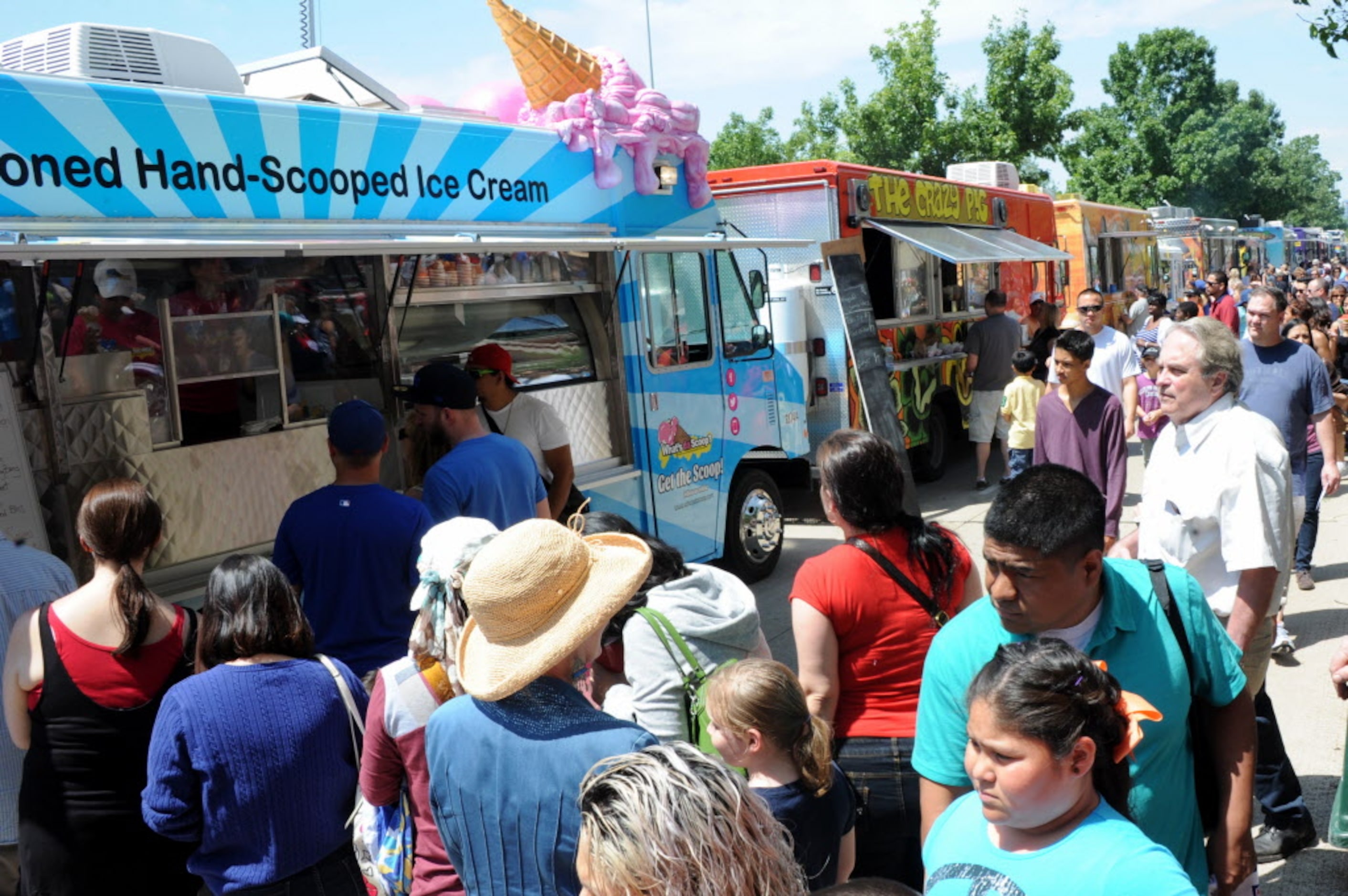 More than 50 food trucks ranging from sweet treats to Texas sized hot dogs gather for a huge...