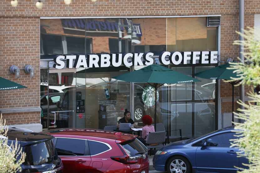The Starbucks at Mockingbird Station operates on June 23, 2022, along Mockingbird Lane in...