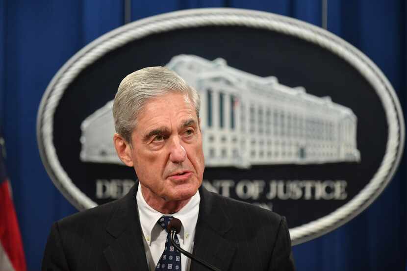 Special Counsel Robert Mueller speaks on the investigation into Russian interference in the...