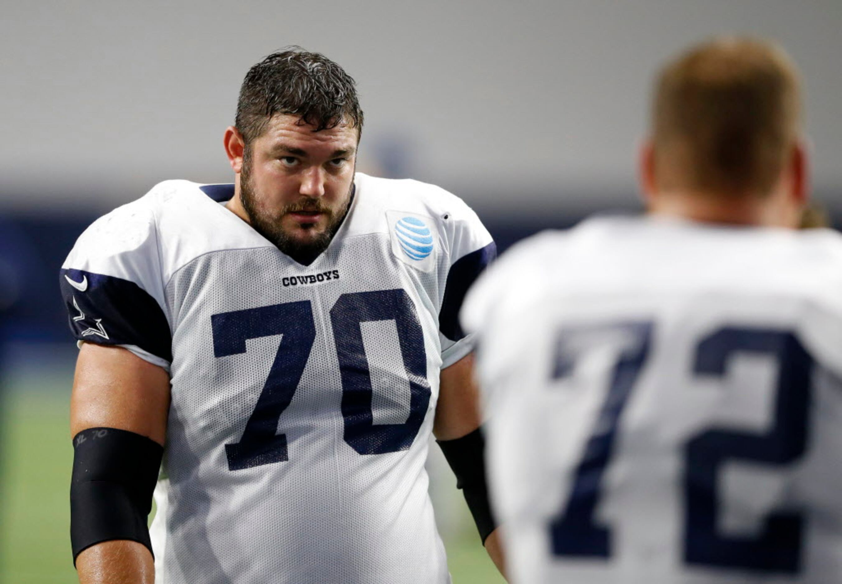 Cowboys' Zack Martin gives Texans' Nick Martin some brotherly advice