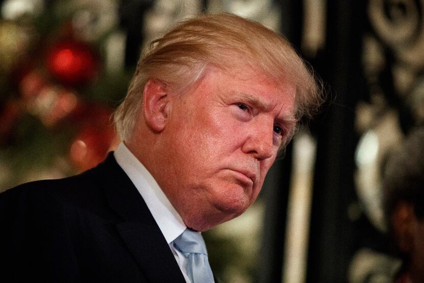 A Dec. 28, 2016 file photo of President-elect Donald Trump.  (AP Photo/Evan Vucci, File)