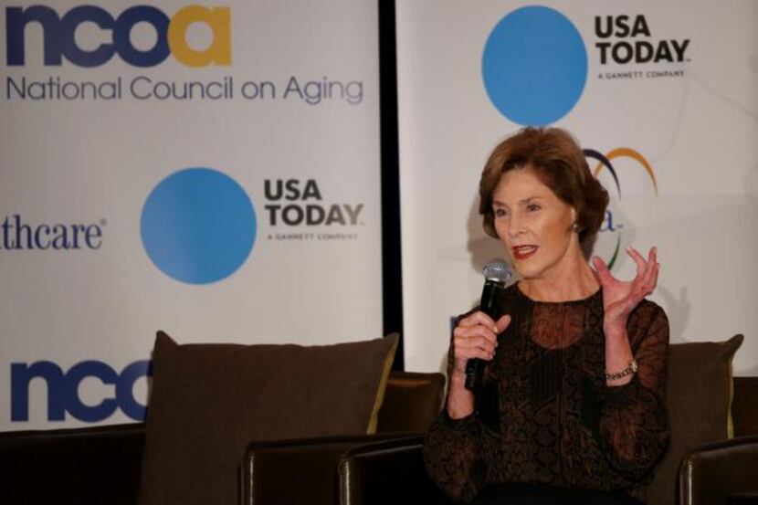 
Former first lady Laura Bush was the keynote speaker at the n4a conference’s United States...