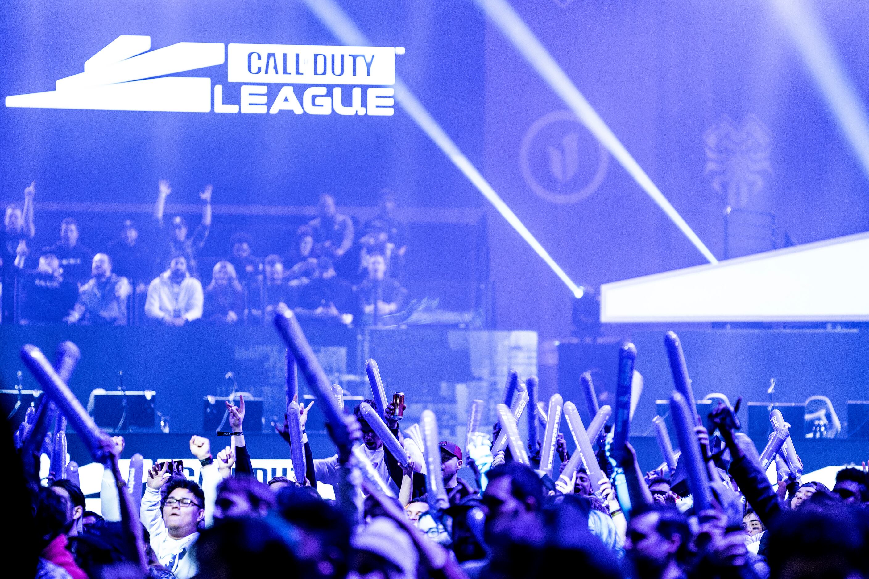 Fans cheer as Dallas Empire competes against Chicago Huntsmen in the Call of Duty League...