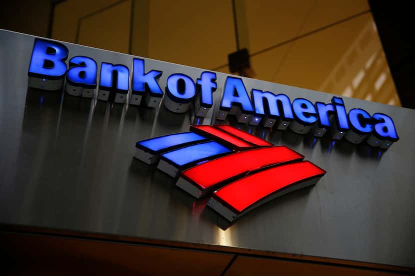 In this Tuesday, Jan. 14, 2014, photo, a Bank of America sign is displayed in Philadelphia....