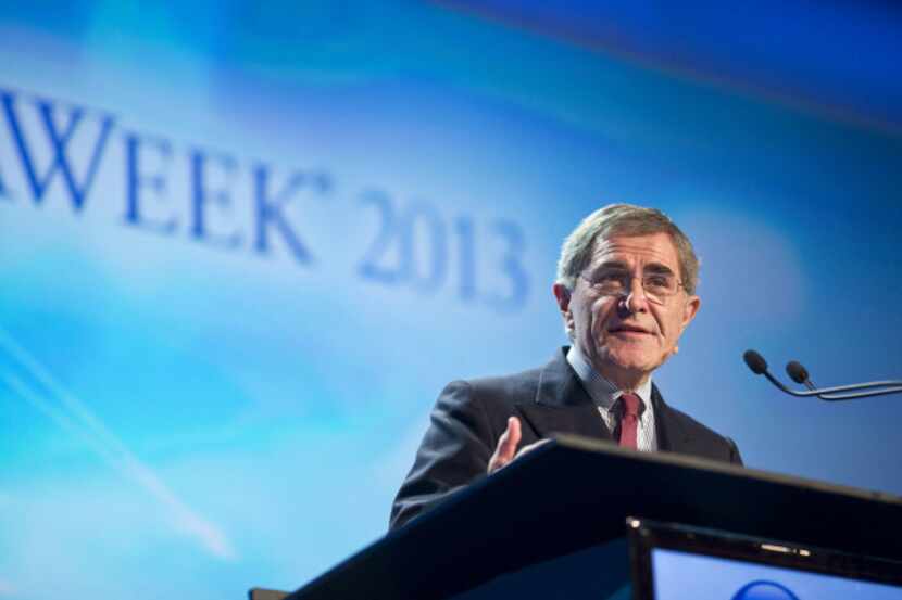 GDF Suez chairman and CEO Gérard Mestrallet, who spoke Thursday at the IHS CERAWeek...