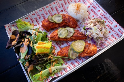 Hot Chicks sells grilled chicken tenders, called Fit Chick, for those who don't want fried.