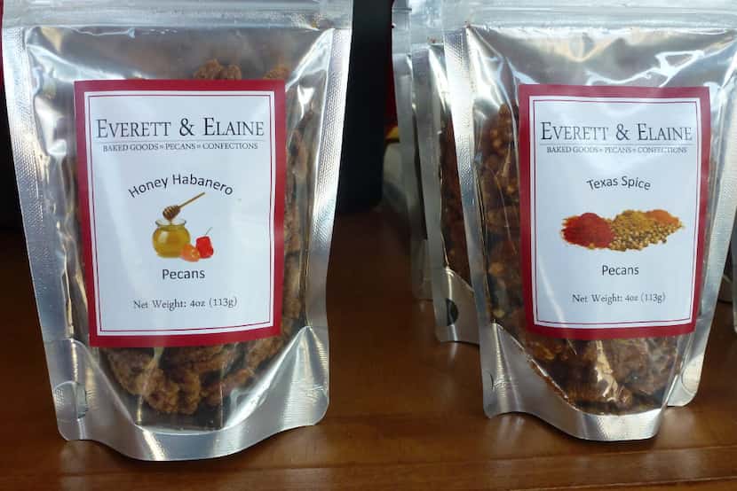 Honey Habanero is a best seller for Everett and Elaine's pecans.