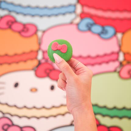Macarons will be for sale when the Hello Kitty Cafe truck comes to Frisco and Fort Worth on...