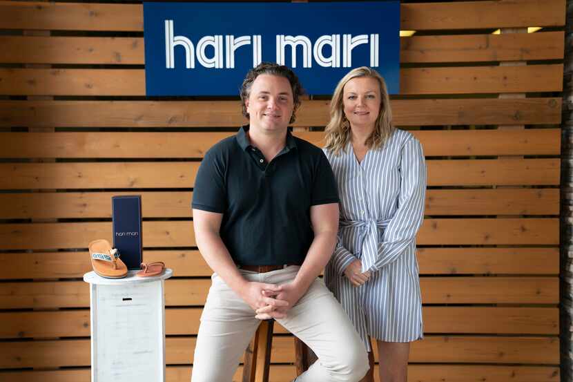 Jeremy and Lila Stewart founded Dallas premium flip-flop brand Hari Mari in 2012.