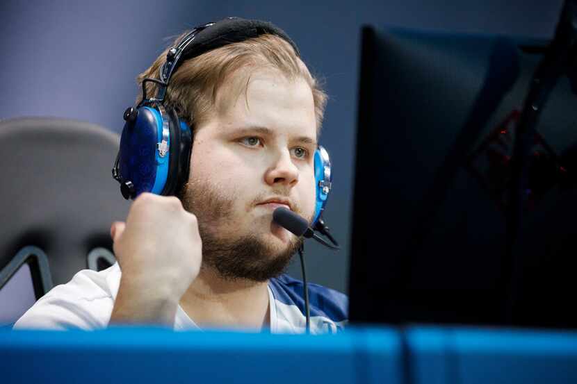 Timo Kettunen - âTaimouâ during the Overwatch League match between the Dallas Fuel and...