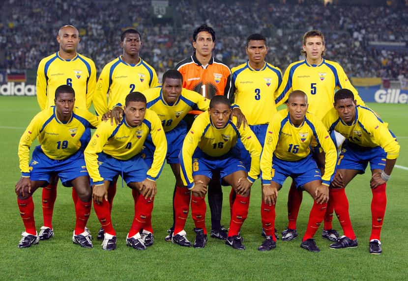 Ecuador durante el Mundial 2002. Foto Getty Images