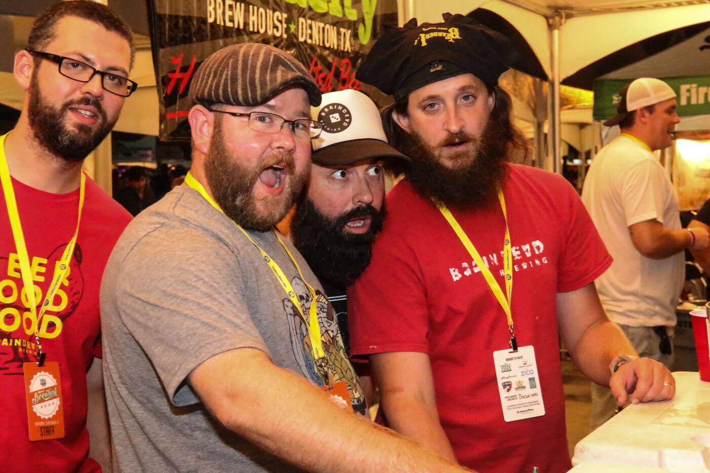 The Braindead Brewing Co.  brew crew at BrewFest 2015