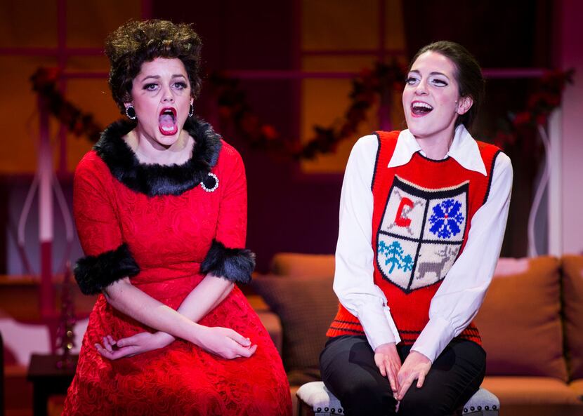 Janelle Lutz performs as Judy Garland and Sarah Elizabeth Price plays Liza Minnelli in 'A...