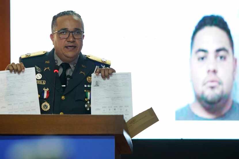 The director of the Dominican Republic's National Police, General Ney Aldrin Bautista...