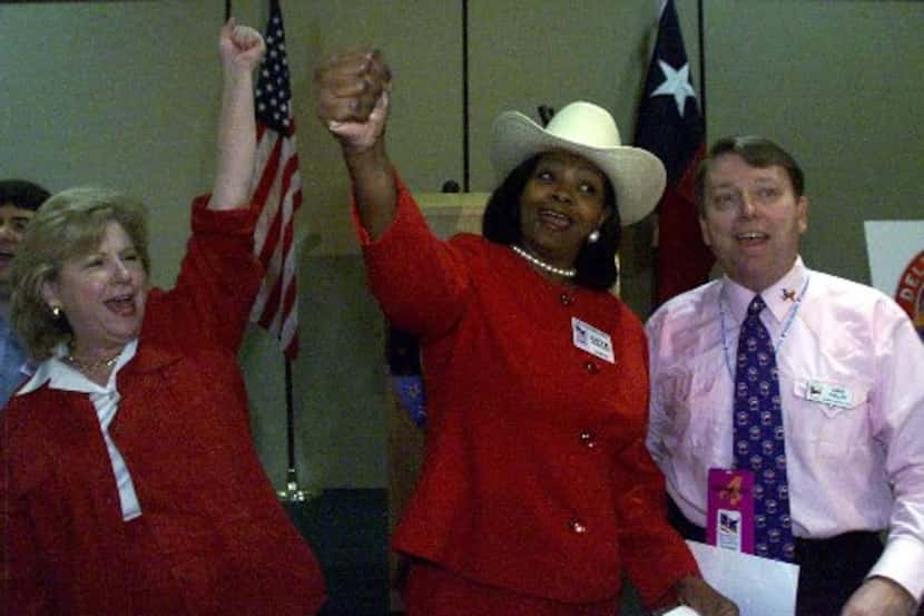 Judge Faith Johnson (center) was part of a singing group, the Gerry Manders, who performed...