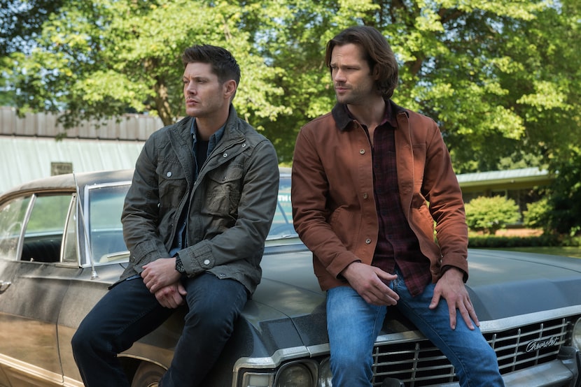 Jared Padalecki, right, stars as Sam and Jensen Ackles as Dean in the CW series 'Supernatural.'