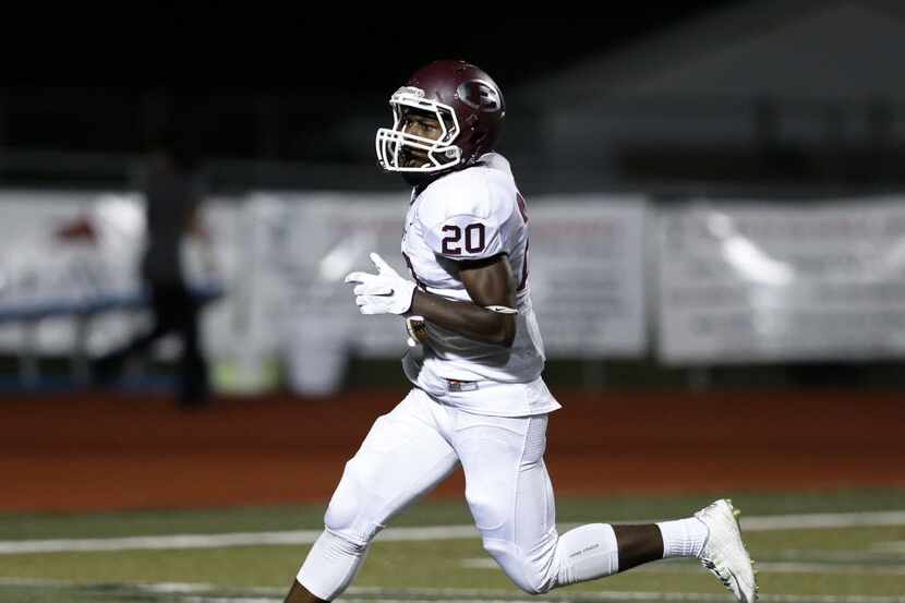 Ennis running back Tycen Thompson, pictured here during a game in 2015, had more than 200...