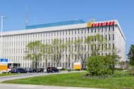 The Enbridge head office building is in Toronto, Canada. The core of its business is one of...