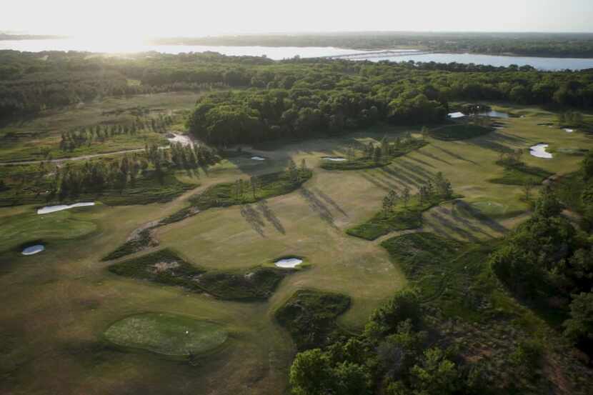 The Proving Grounds at Long Cove near Malakoff, Texas, combines a 9-hole course with a...