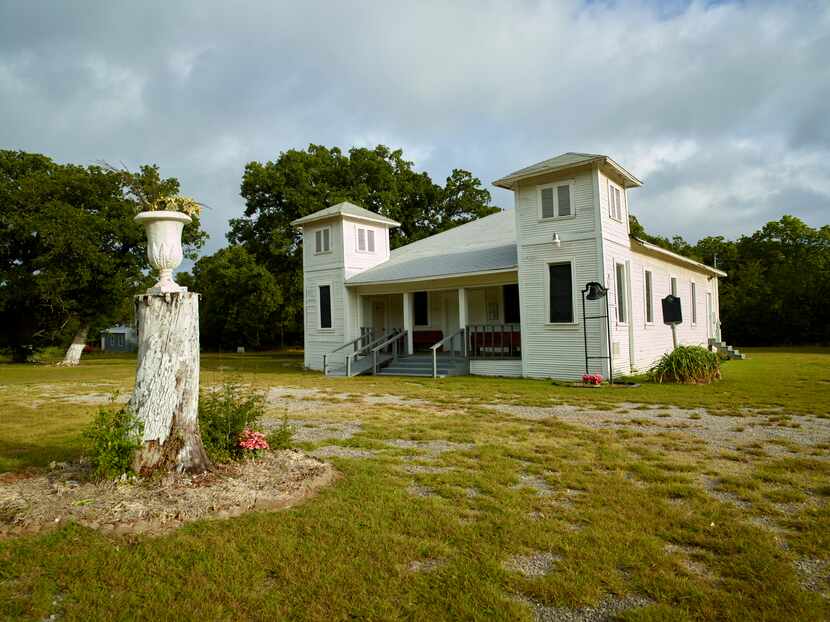 Alan Govenar's photo exhibition includes this shot of Shiloh Primitive Baptist Church, at...