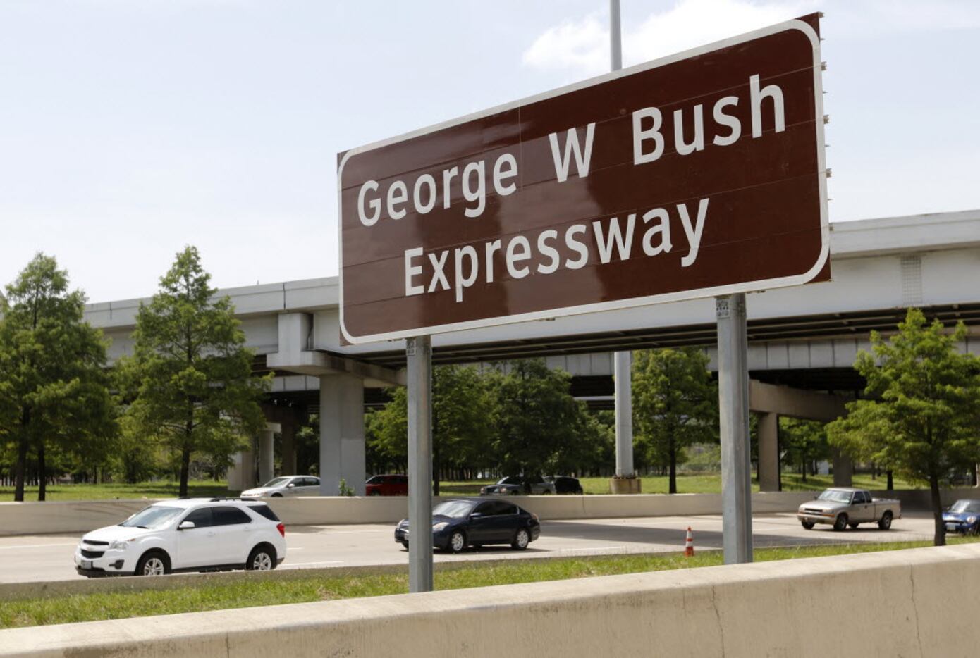 George W. Bush Expressway is just a portion of North Central Expressway, near his...