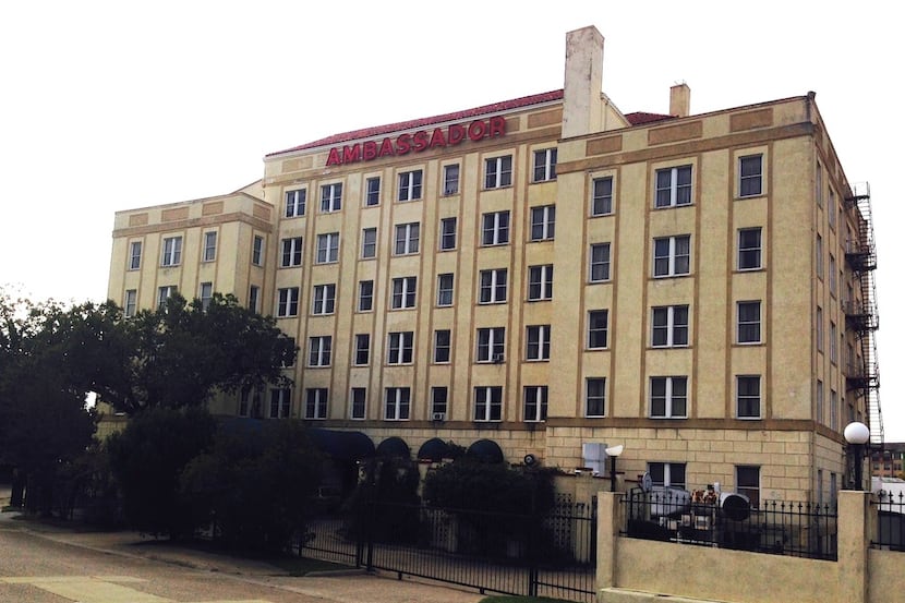  The Ambassador Hotel opened in 1905 south of downtown Dallas. (Steve Brown)
