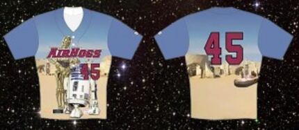  The Texas AirHogs will wear these special jerseys -- and also auction them off -- during...