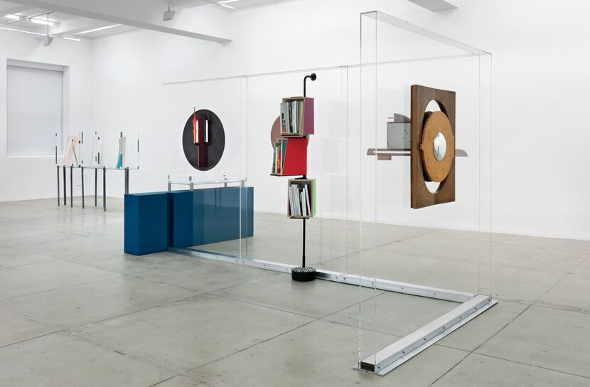 Nairy Baghramian. "Installation view Work desk for an Ambassador's Wife," Marian Goodman...