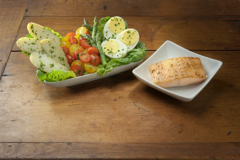 The New School Nicoise with Salmon salad designed by Dallas Chef Julian Barsotti debuted on...