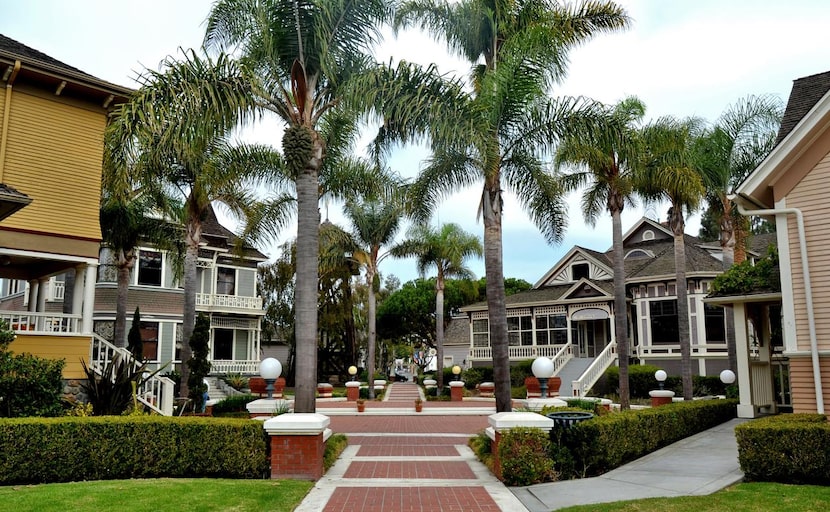 
Historic structures have been relocated to Heritage Square in downtown Oxnard, Calif. Most...