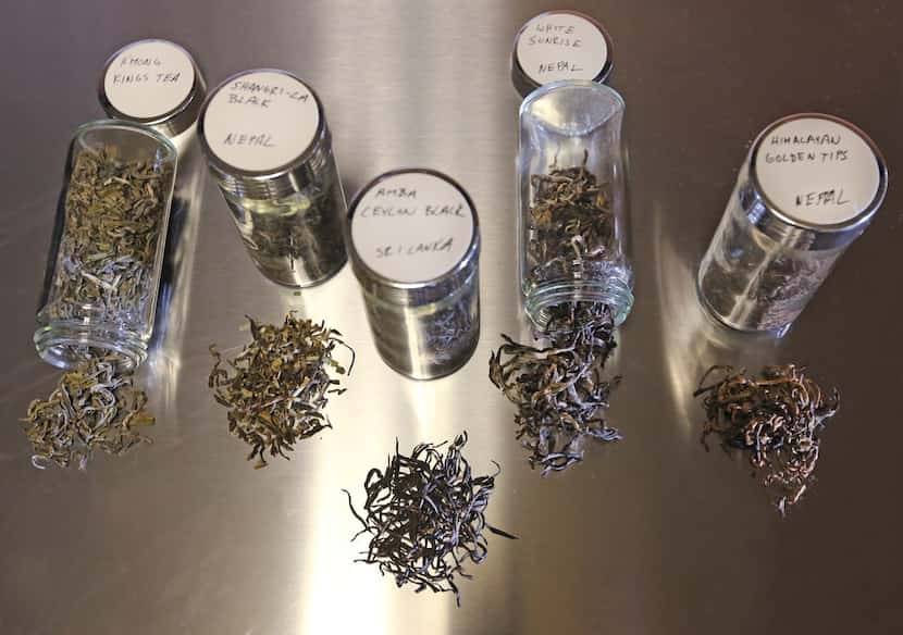 Rakkasan Tea Company in Dallas imports rare teas from post-conflict countries like Vietnam,...