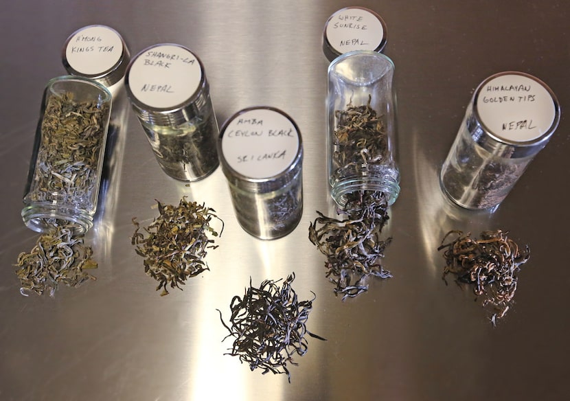 Rakkasan Tea Company in Dallas imports rare teas from post-conflict countries like Vietnam,...