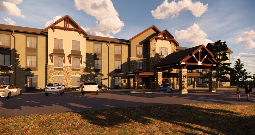 A rendering of the Flagstaff community to be developed by Civitas Senior Living and an...