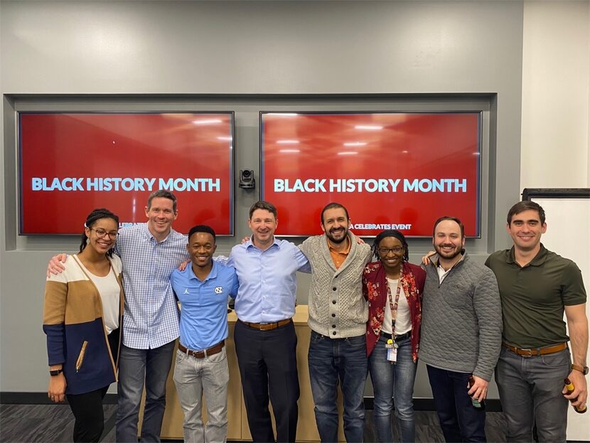 Credera workers posed for a group shot as they celebrated Black History Month.