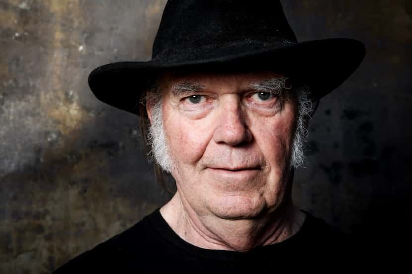 In this May 18, 2016 photo, Neil Young poses for a portrait in Calabasas, Calif., to promote...