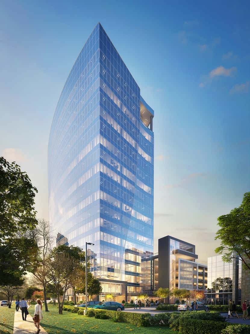 Developer Granite Properties has started construction on a 19-story office tower on S.H. 121...