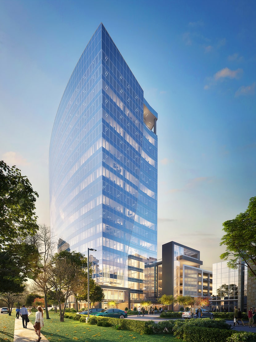 Developer Granite Properties has started construction on a 19-story office tower on S.H. 121...