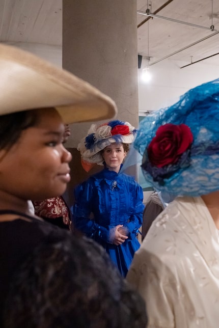 Zonika Gamble-Davis (left) and Hannah Moore (center) play "difficult" women sent to asylums...