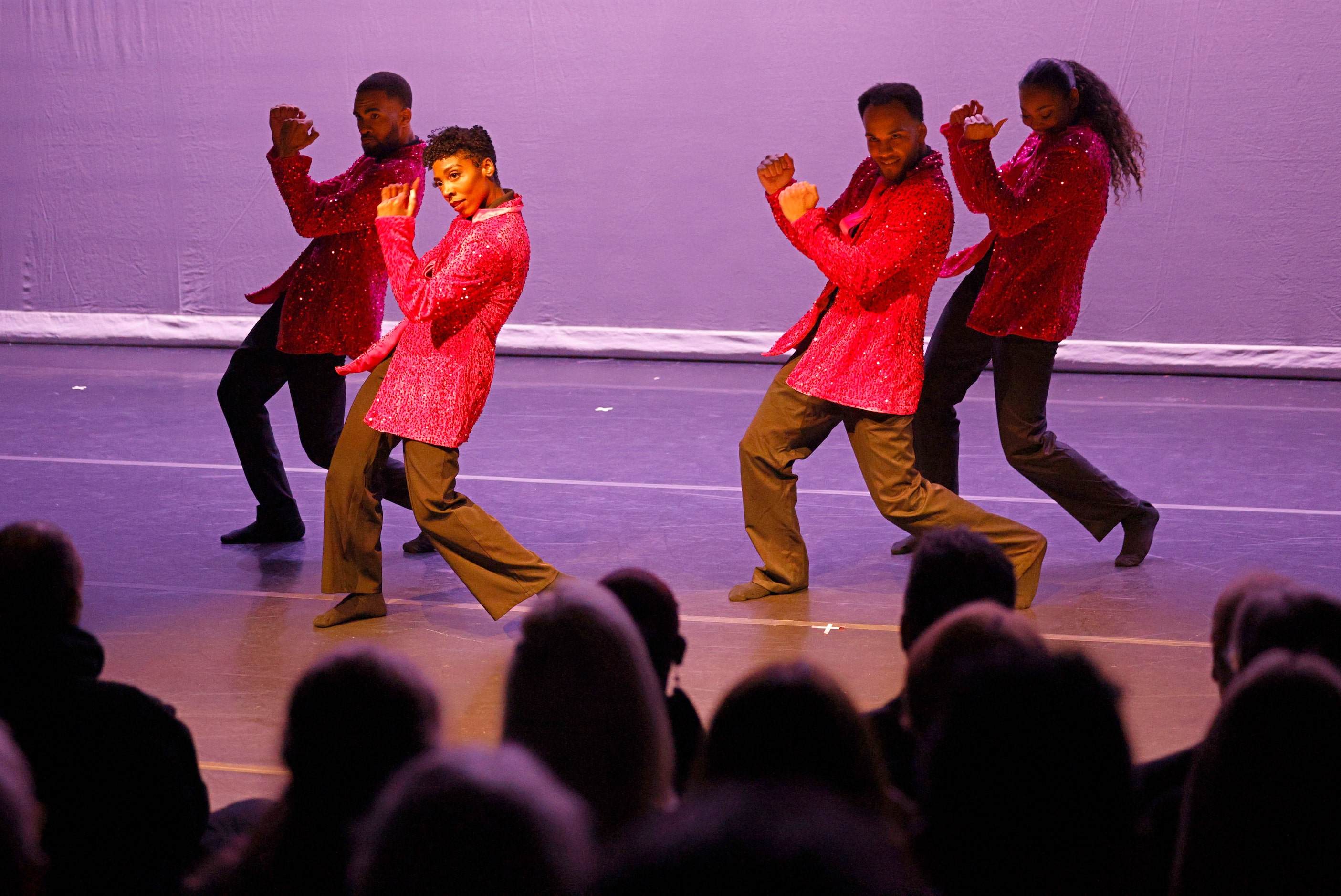 Former Dallas Black Dance Theatre dancers perform “ Psychological Warefare: A Carte...